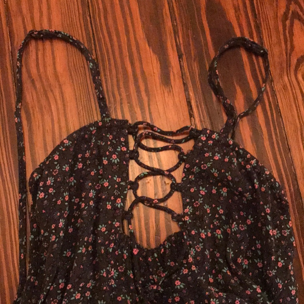 American eagle gray floral dress - Picture 5 of 5
